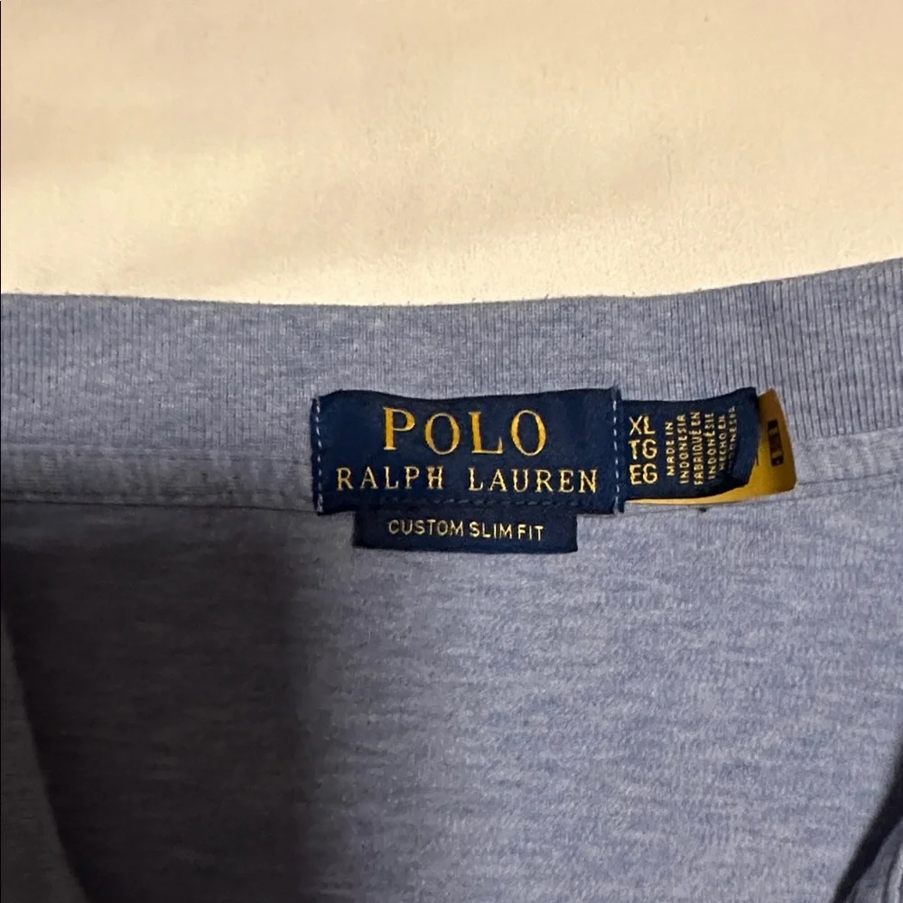 Ralph Lauren Men's Light Blue Polo Shirt